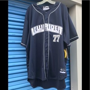 LOWRIDER vintage baseball jersey 2x blue NWT